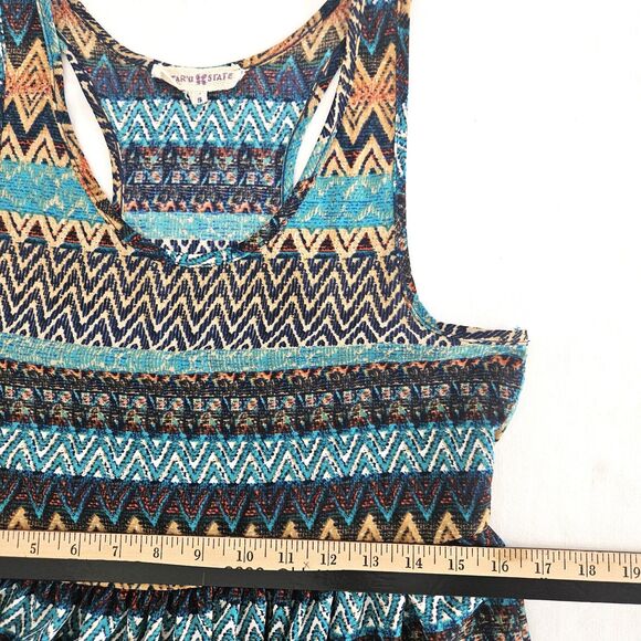 ALTAR'D STATE Sleeveless Tank Dress Womens SMALL Stripe Tribal Pattern - Picture 5 of 9